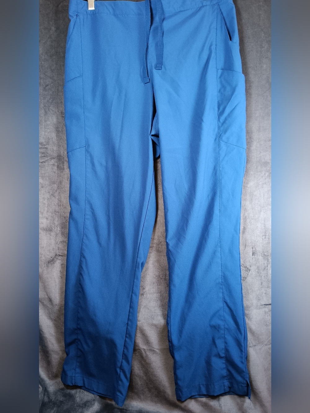 WonderWink Women's Royal Blue Scrub Pants with Drawstring Waist